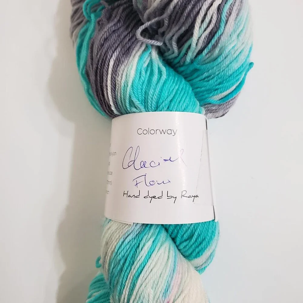 Blissful Knits Classic Superwash Merino Blend 438yds 3.5oz Hand Dyed Sock Weight